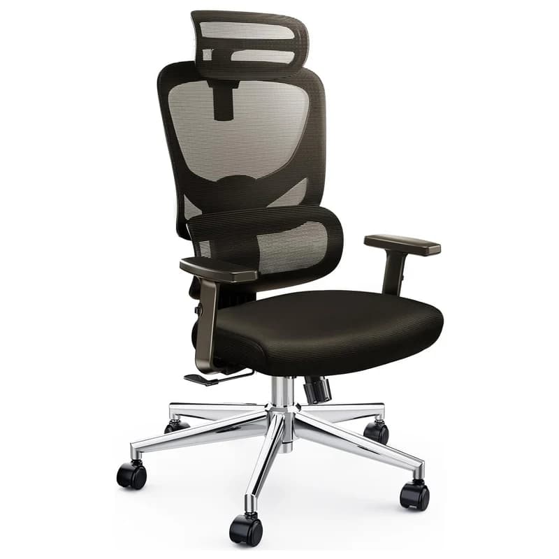 White ErgoMesh Adjustable Office Chair